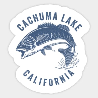 Cachuma Lake California Fishing Sticker